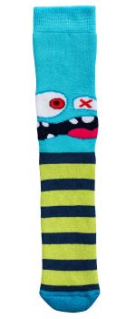 Preview: 6 Paar TippTexx 24 Kinder ABS Stoppersocken Lustige Monster